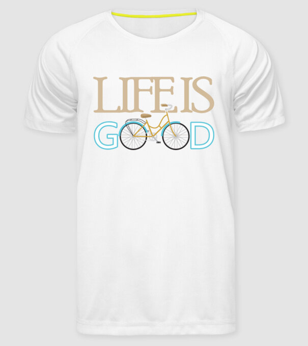 Life Is Good minta fehér pólón