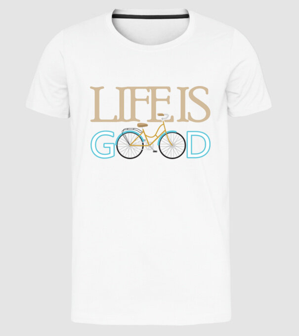 Life Is Good minta fehér pólón