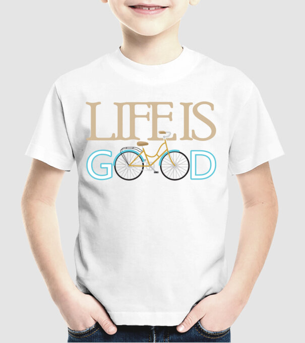 Life Is Good minta fehér pólón