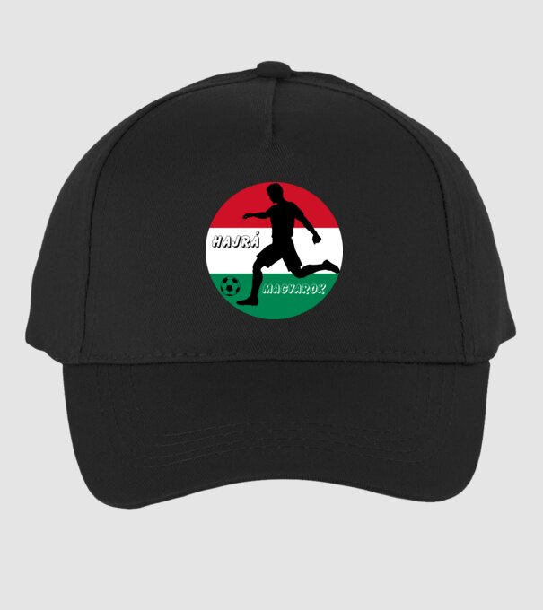 Hajrá Magyarok! Hungary, magyar válogatott, Foci eb Minta leírás minta fekete pólón