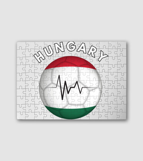 Focilabda, Hungary, Magyarország minta fehér pólón