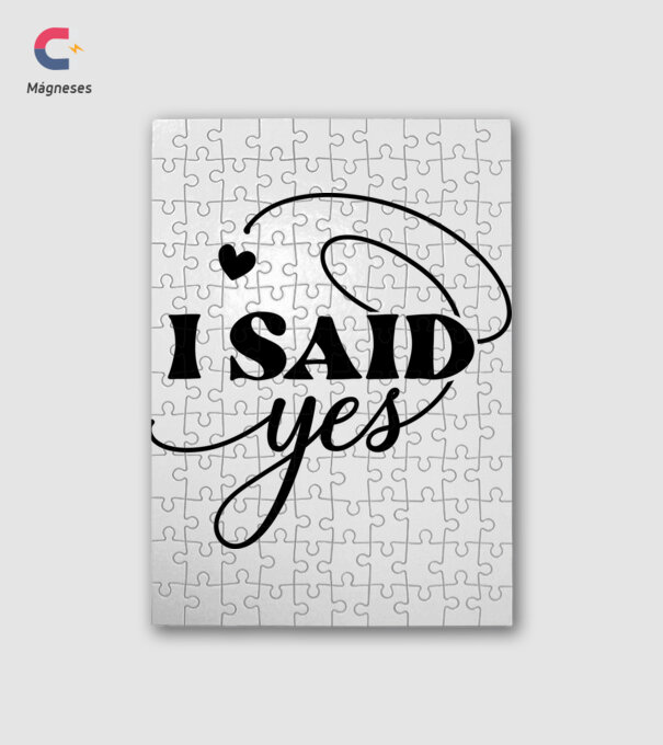 Igent mondtam, I said yes minta fehér pólón