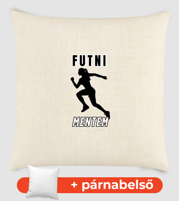 Futni mentem, futó minta nőknek minta homokszín pólón