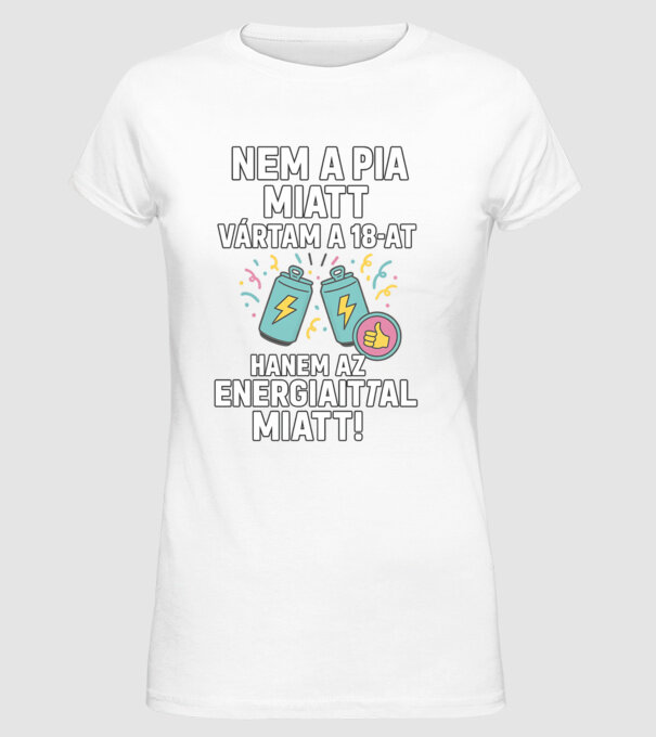 Nem a PIA minta fehér pólón