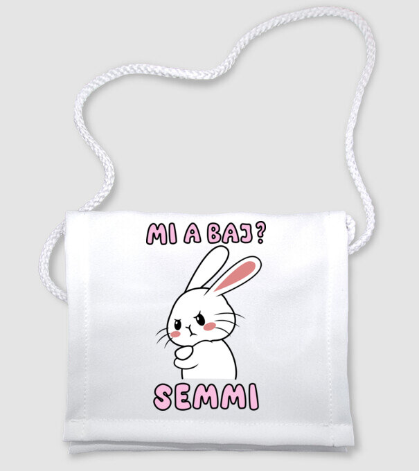 Minden oké, semmi baj! minta fehér pólón