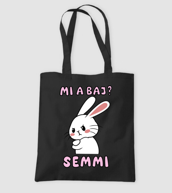 Minden oké, semmi baj! minta fekete pólón