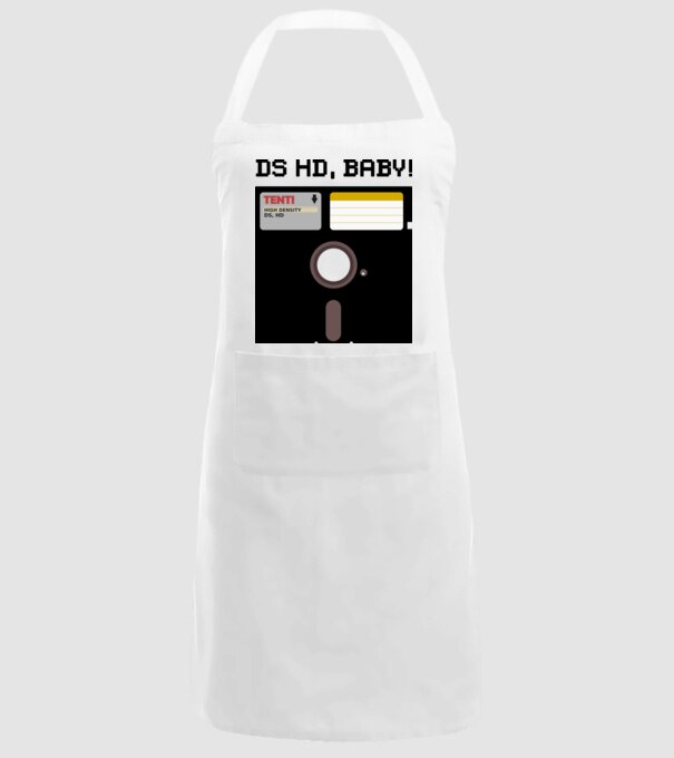 DS HD, BABY! - A floppy örök minta fehér pólón