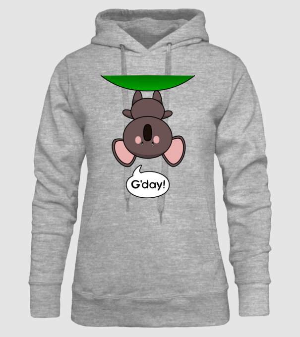 G'day - Aranyos Koala Ausztráliából minta szürke pólón