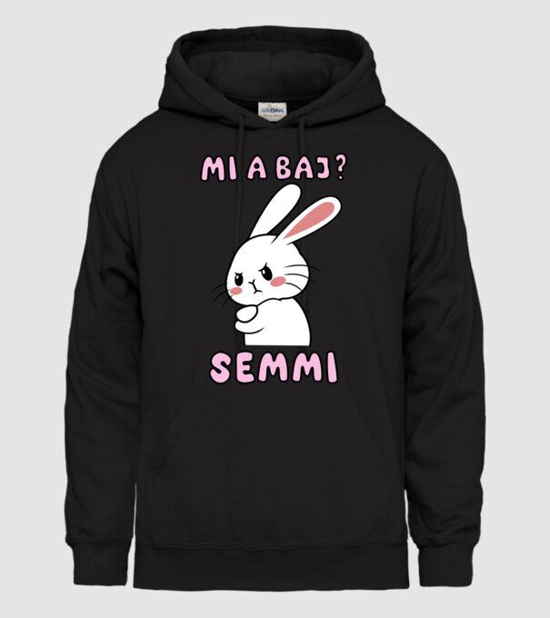 Minden oké, semmi baj! minta fekete pólón