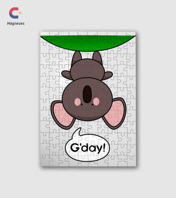 G'day - Aranyos Koala Ausztráliából minta fehér pólón