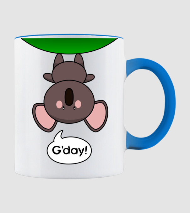 G'day - Aranyos Koala Ausztráliából minta világoskék pólón