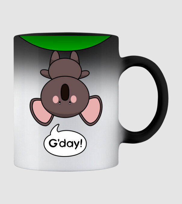 G'day - Aranyos Koala Ausztráliából minta fekete pólón