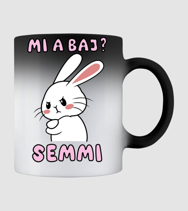 Minden oké, semmi baj! minta fekete pólón