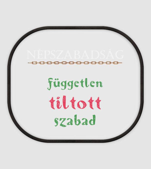 Népszabadság 1 minta fehér pólón