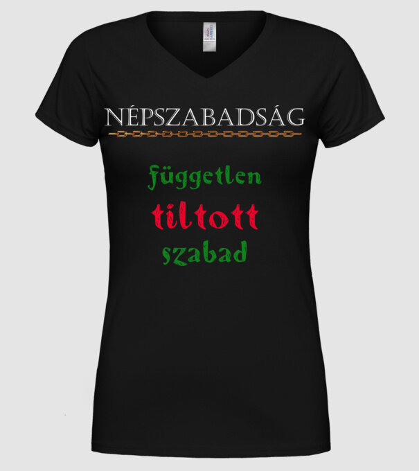 Népszabadság 1 minta fekete pólón