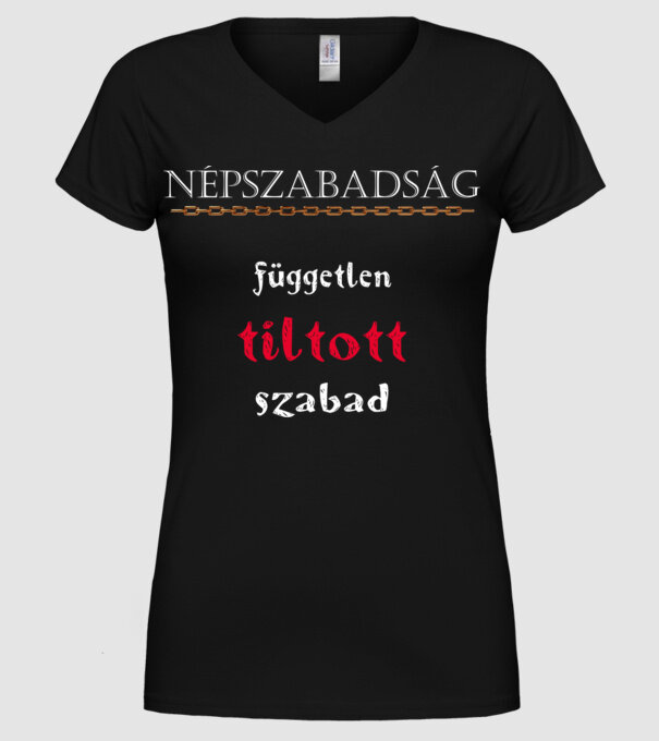 Népszabadsag 4 minta fekete pólón