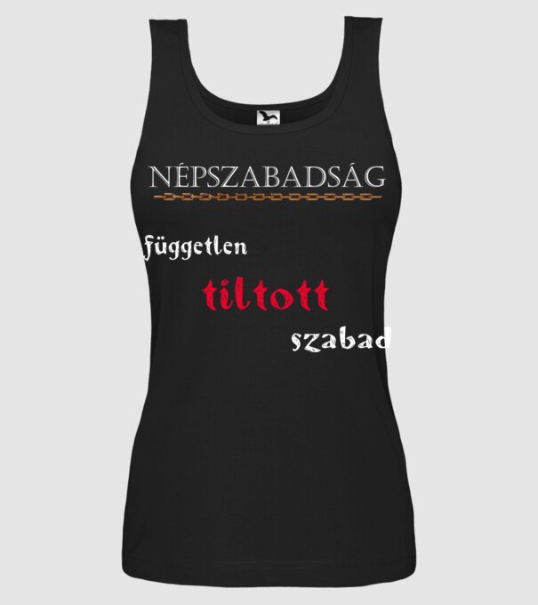 Népszabadsag 3 minta fekete pólón