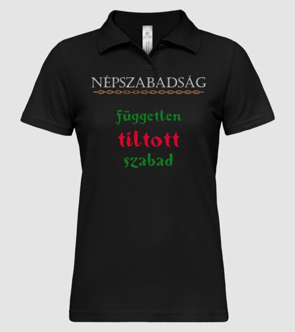 Népszabadság 1 minta fekete pólón