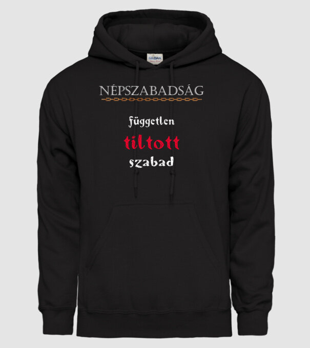 Népszabadsag 4 minta fekete pólón
