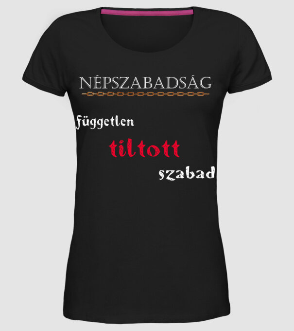 Népszabadsag 3 minta fekete pólón