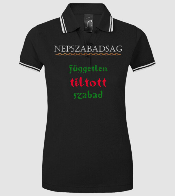 Népszabadság 1 minta fekete pólón