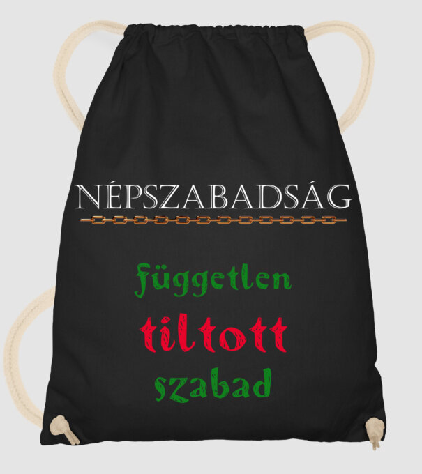 Népszabadság 1 minta fekete pólón