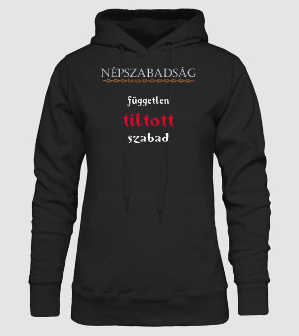 Népszabadsag 4 minta fekete pólón