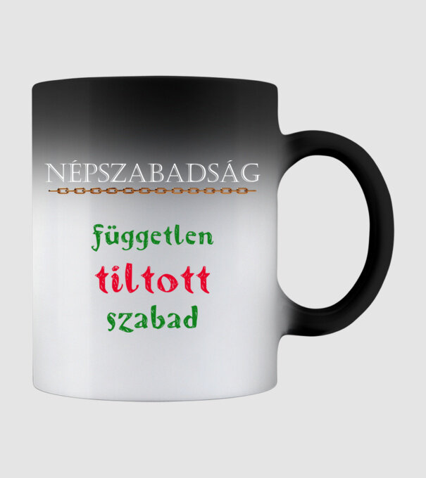 Népszabadság 1 minta fekete pólón