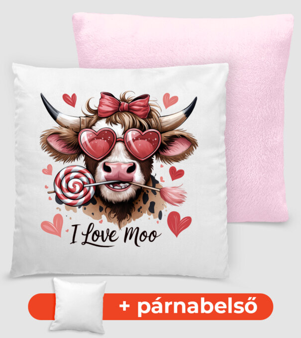 MooTe minta világos rózsaszín pólón