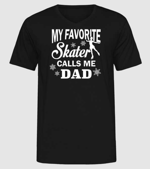 Skater dad minta fekete pólón