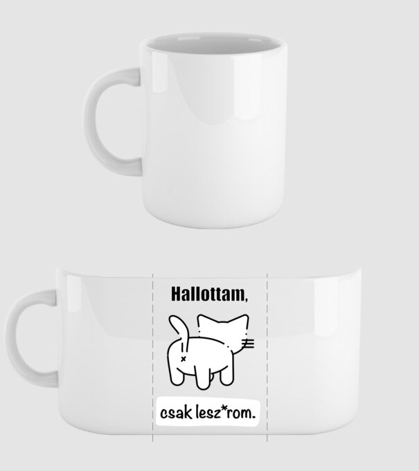 Hallottam, csak lesz*rom fehér minta fehér pólón