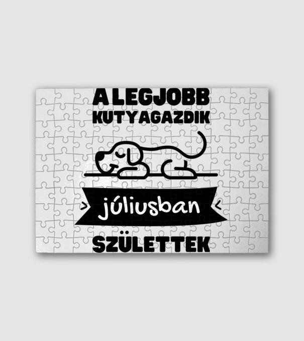 A legjobb kutyagazdik júliusban születtek minta fehér pólón