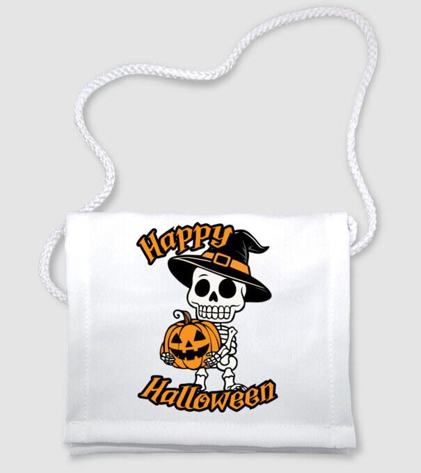 Happy Halloween - pólóminta minta fehér pólón