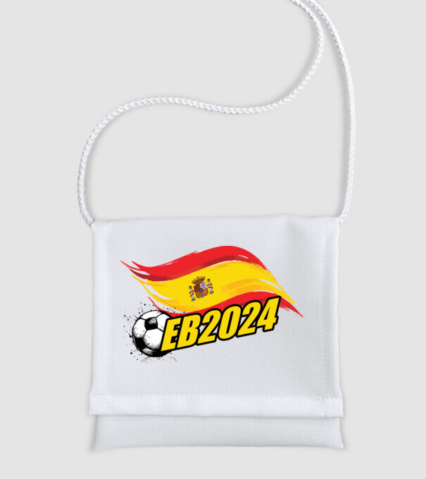 EB Spanyolország minta fehér pólón