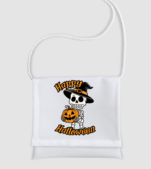 Happy Halloween - pólóminta minta fehér pólón