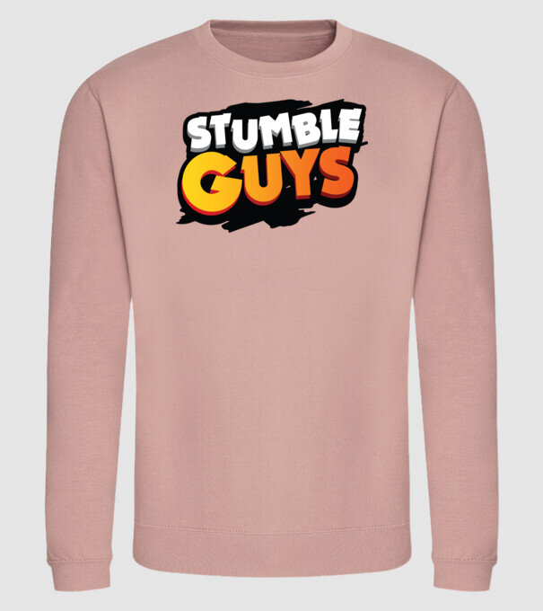 Stumble guys minta dusty pink pólón