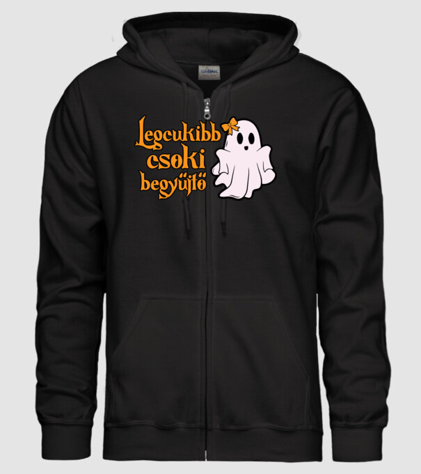 Legcukibb csoki begyűjtő halloween pólóminta minta fekete pólón