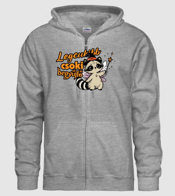 Legcukibb csokigyűjtő halloween pólóminta minta szürke pólón