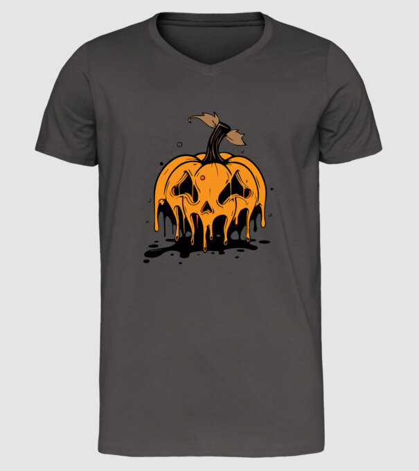 Horro tök halloween pólóminta minta sötétszürke pólón