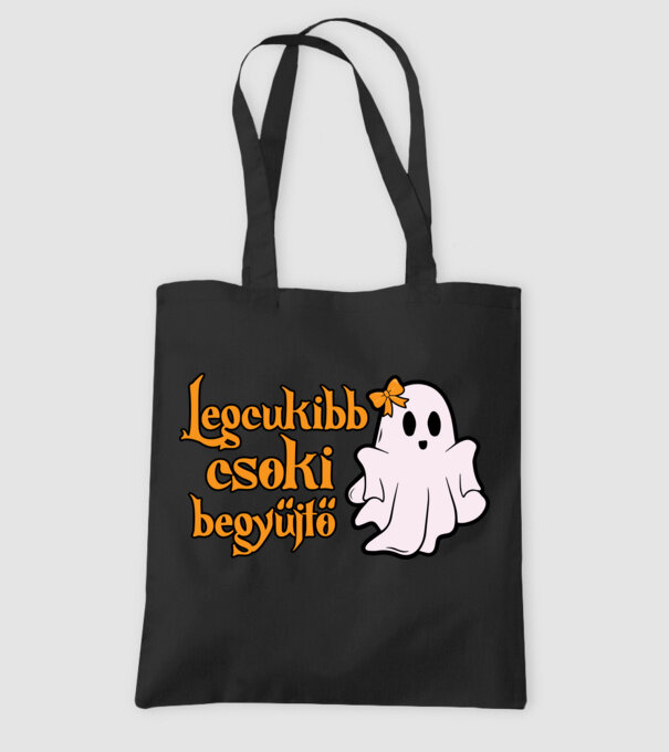 Legcukibb csoki begyűjtő halloween pólóminta minta fekete pólón