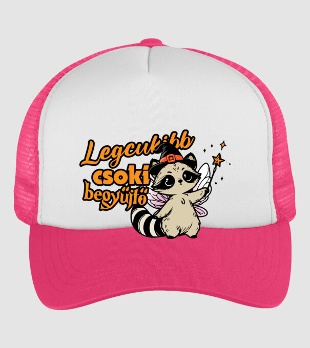 Legcukibb csokigyűjtő halloween pólóminta minta neonpink pólón