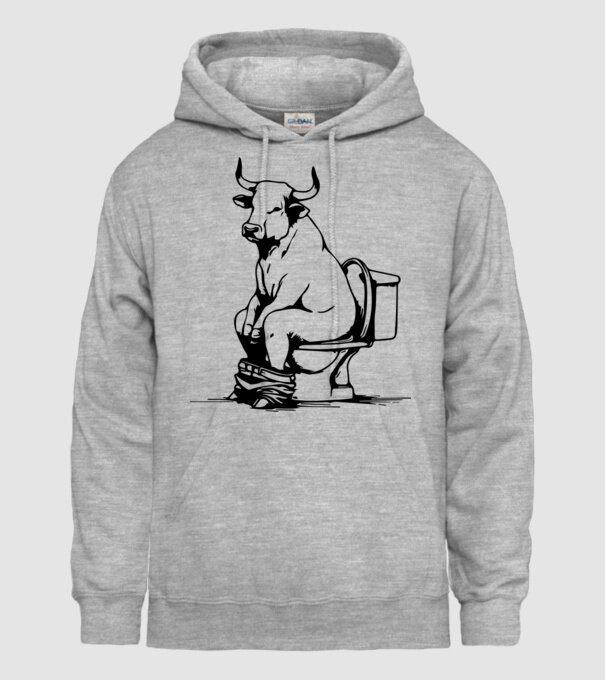 bullshit (színezhető) minta szürke pólón