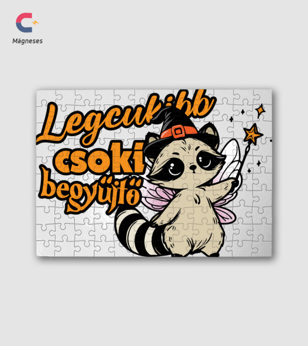 Legcukibb csokigyűjtő halloween pólóminta minta fehér pólón