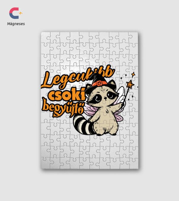 Legcukibb csokigyűjtő halloween pólóminta minta fehér pólón