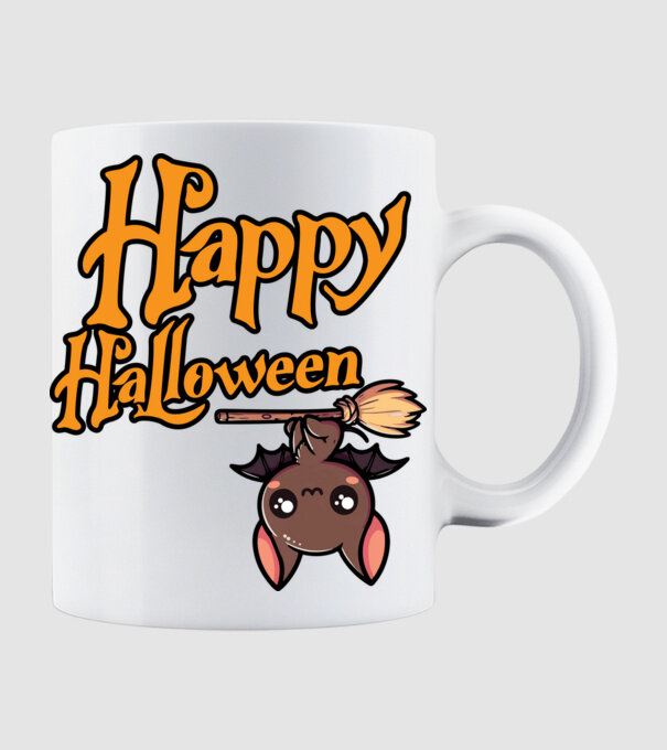 Happy Halloween - pólóminta minta fehér pólón
