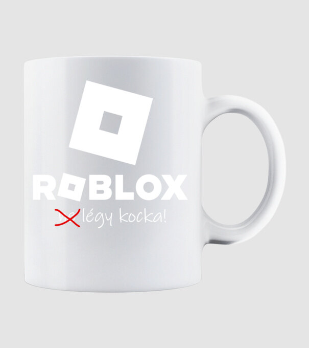 Roblox - (színezhető) minta fehér pólón