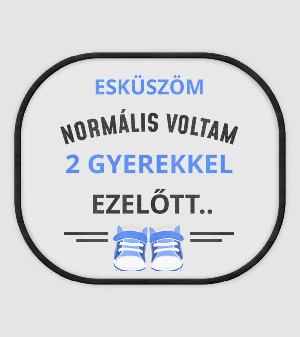 Esküszöm normális voltam minta fehér pólón