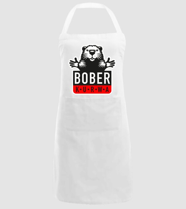 Bober kurwa minta fehér pólón