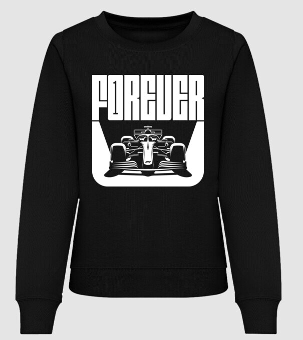 Forma 1 forever (színezhető) minta fekete pólón