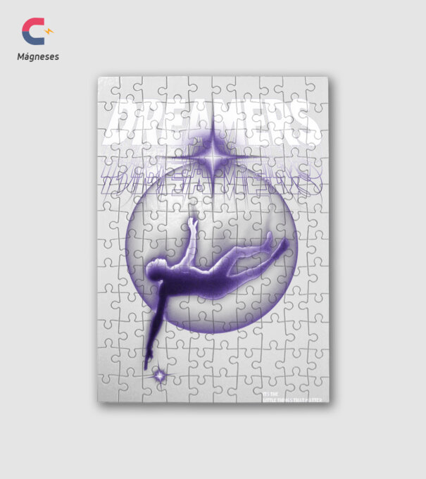 Dreamers, streetwear minta fehér pólón